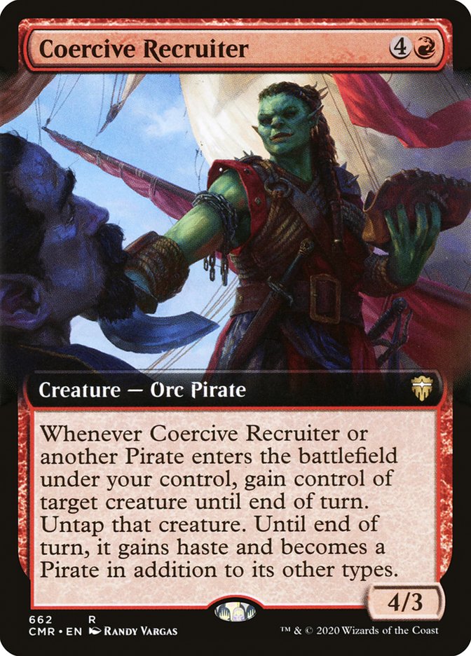 Recruteur coercitif (Extended Art) [Commander Legends]