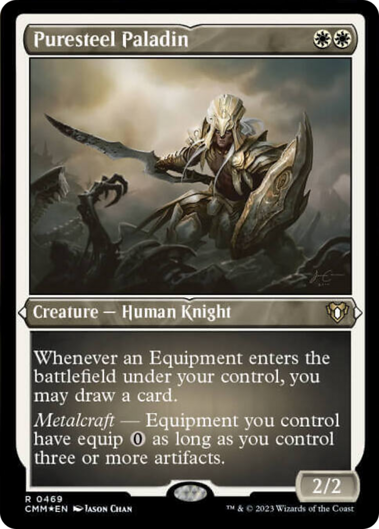 Paladin de Puracier (gravure à l'acide) [Commander Masters]