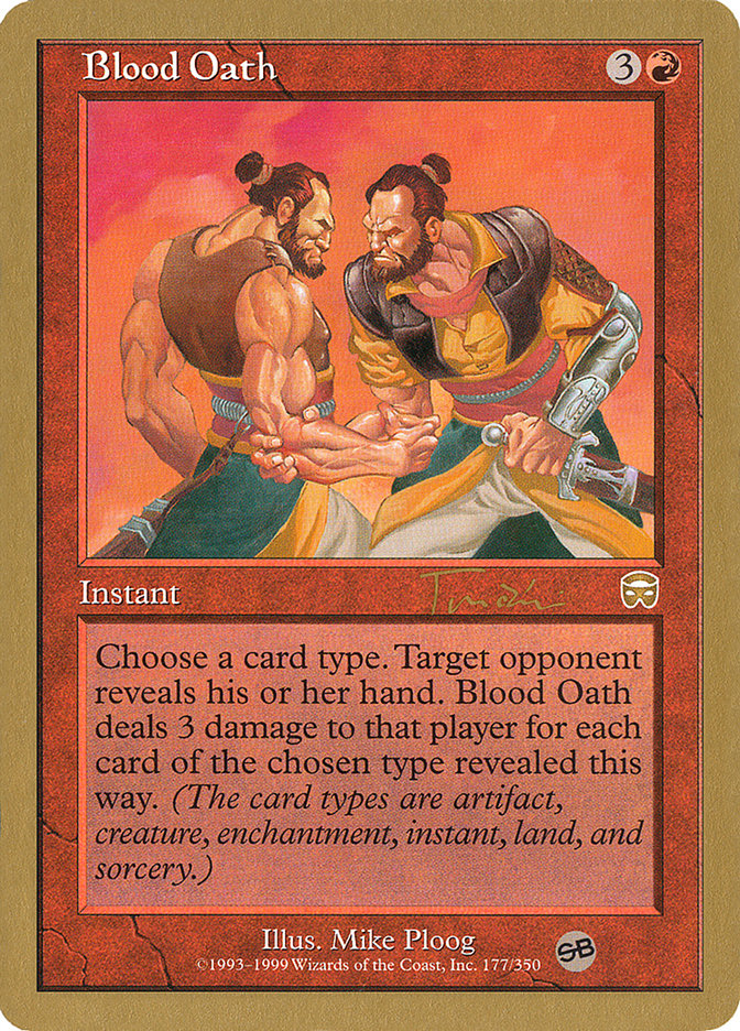 Serment de sang (Jan Tomcani) (SB) [World Championship Decks 2001]