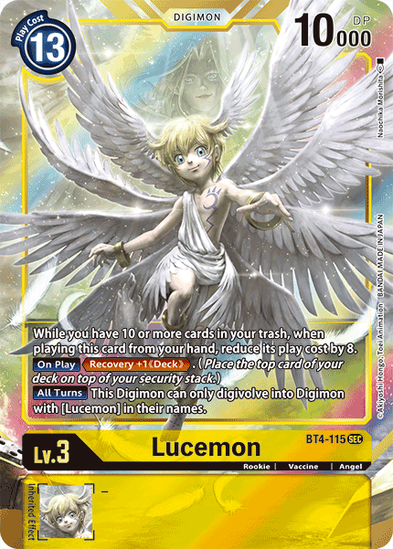 Lucemon [BT4-115] (Arte Alternativo) [Great Legend]