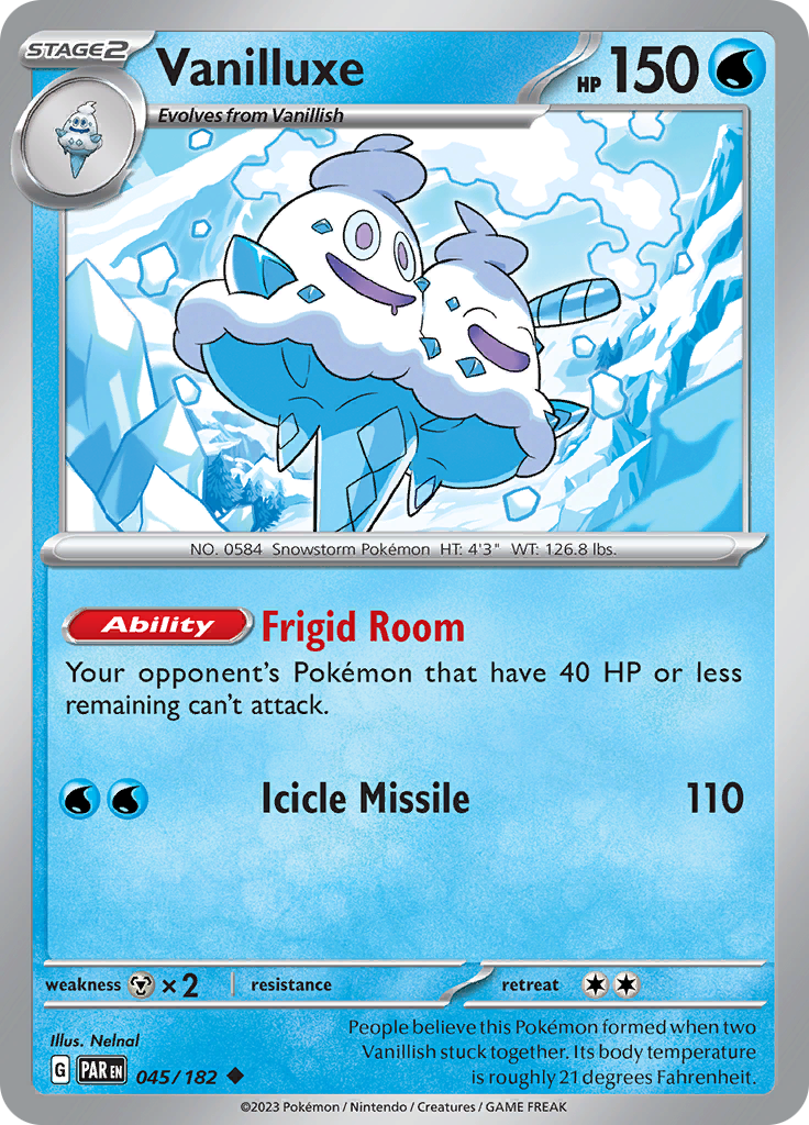 Vanilluxe (045/182) [Escarlata y Púrpura: Grieta Paradójica]