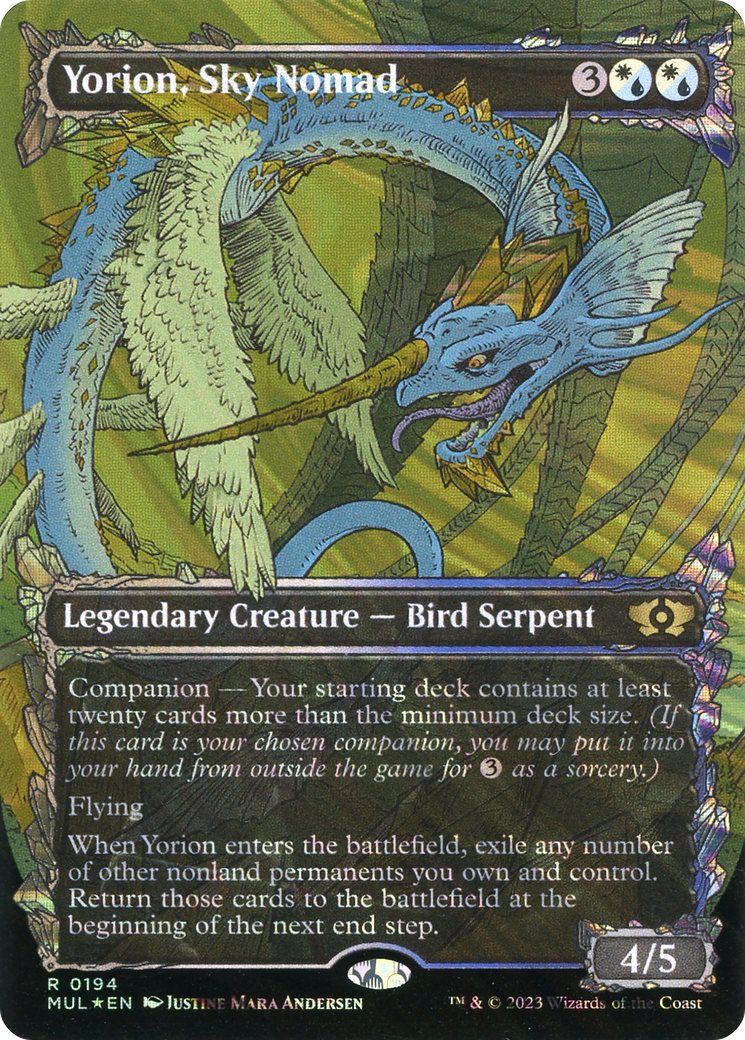 Yorion, Nómada del Cielo (Halo Foil) [Leyendas del Multiverso]