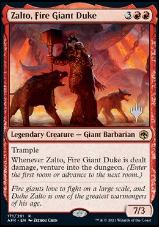 Zalto, duc géant du feu (lot promo) [Dungeons & Dragons: Adventures in the Forgotten Realms Promos]