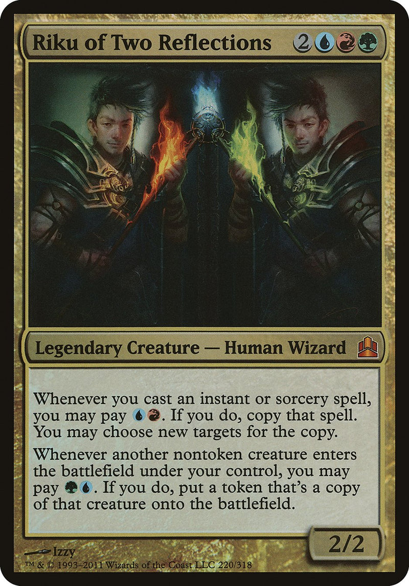Riku de Dos Reflejos (Tamaño grande) [Commander 2011 Oversized]