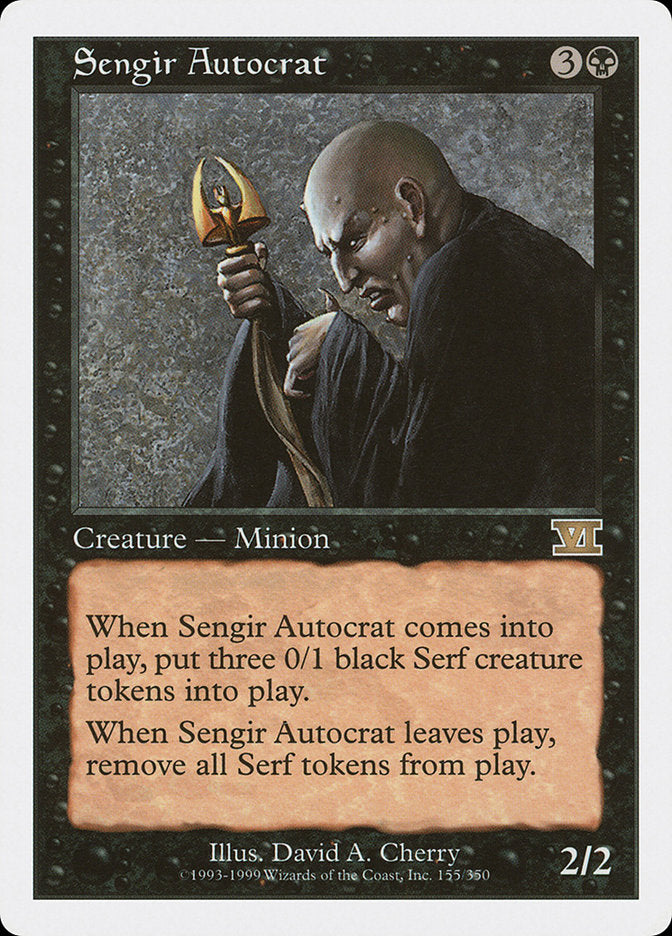 Autocrate sengir [Sixième édition]