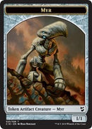 Myr (023) // Tóptero (025) Ficha de Doble Cara [Commander 2018 Tokens]