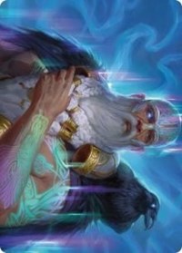 Alrund, Dios del Cosmos Carta de arte [Serie de arte de Kaldheim]