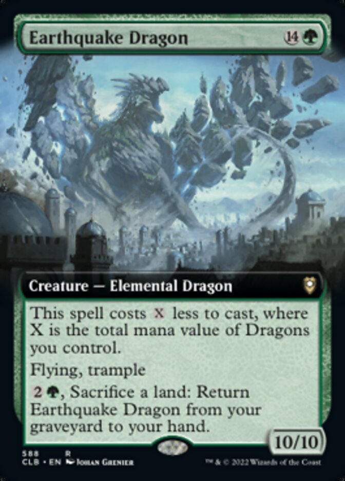 Dragon de tremblement de terre (Extended Art) [Commander Legends : Battle for Baldur's Gate]