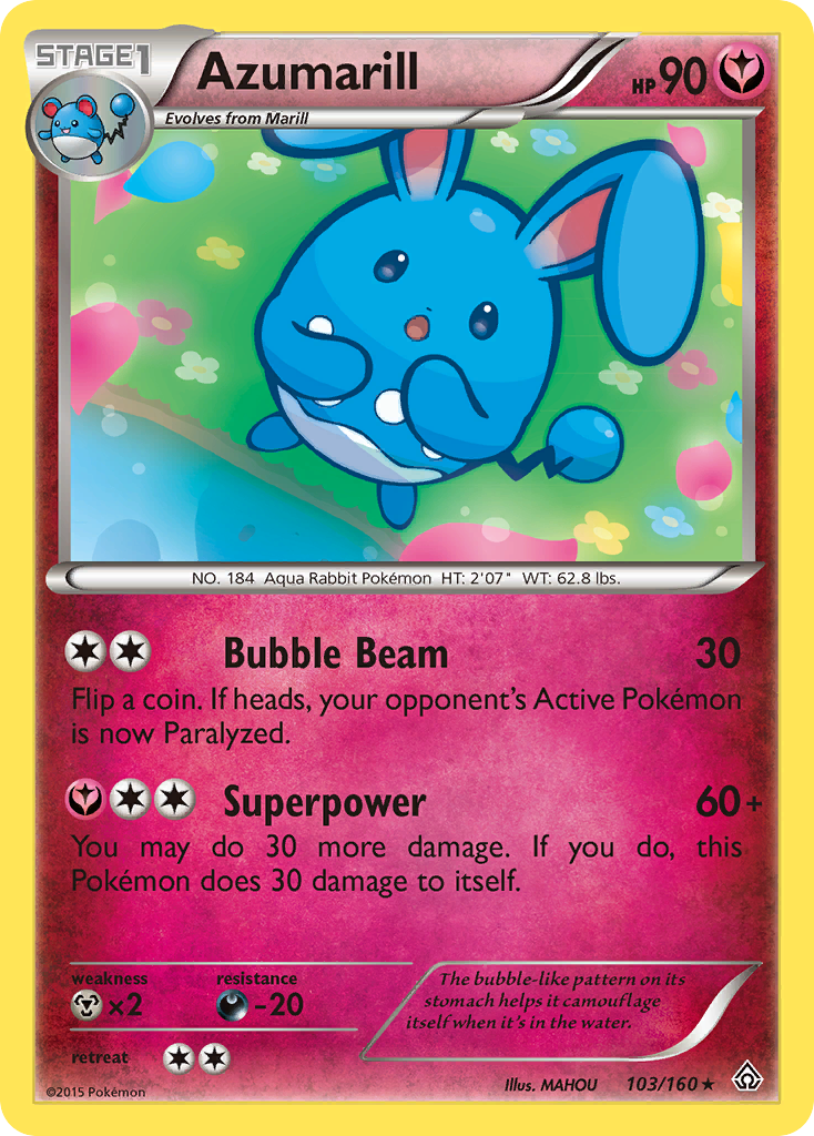 Azumarill (103/160) [XY: Primo-Choc]