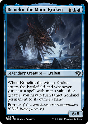 Brinelin, el Kraken Lunar [Commander Masters]