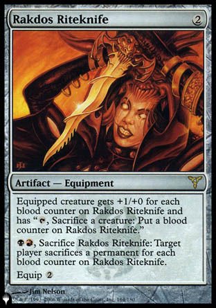 Couteau rituel de Rakdos [The List]