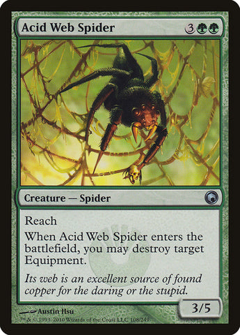 Araignée acide du Web [Cicatrices de Mirrodin]