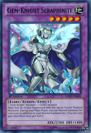 Gem-Knight Seraphinite [HA07-FR058] Super Rare