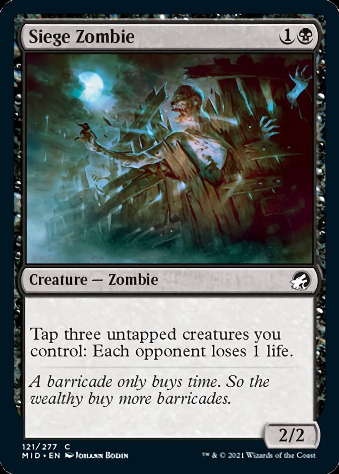 Zombie de siège [Innistrad : Chasse de minuit]