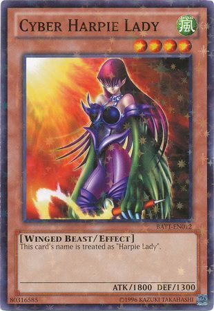 Cyber Harpie Dame [BATT-FR012] Starfoil Rare