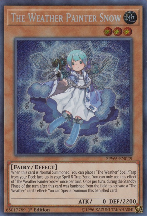 La Peintre Météo Neige [SPWA-FR029] Secret Rare