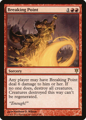 Punto de Ruptura [Duel Decks: Sorin vs. Tibalt]