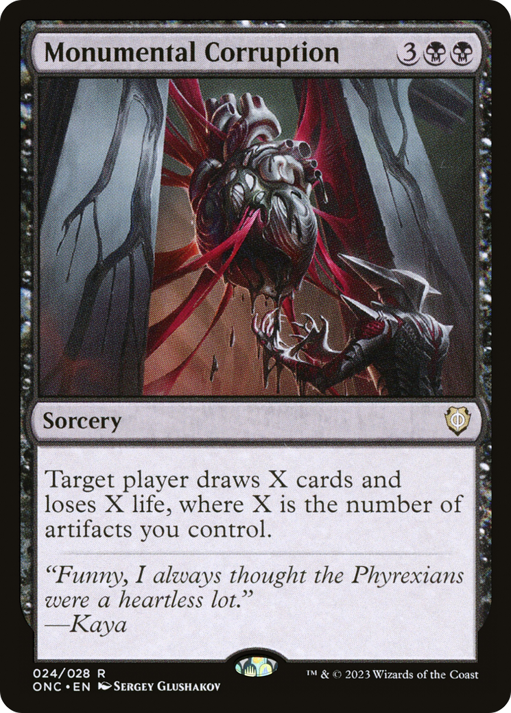Corruption monumentale [Phyrexia : Tout sera un Commander]