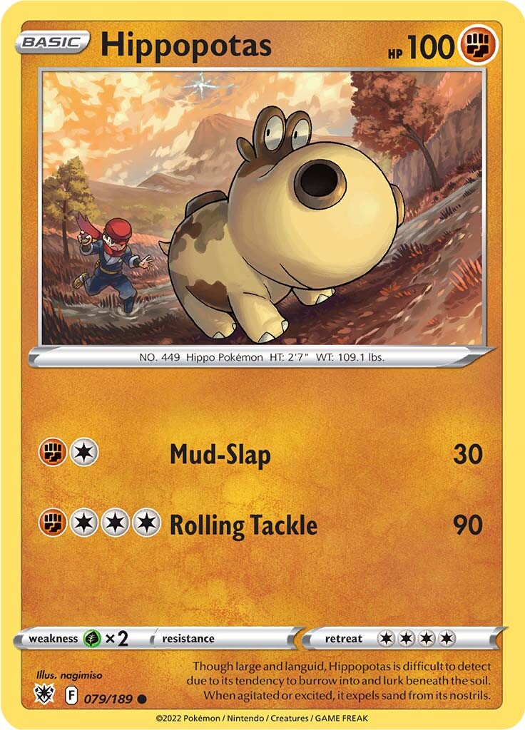 Hippopotas (079/189) [Espada y Escudo: Resplandor Astral]