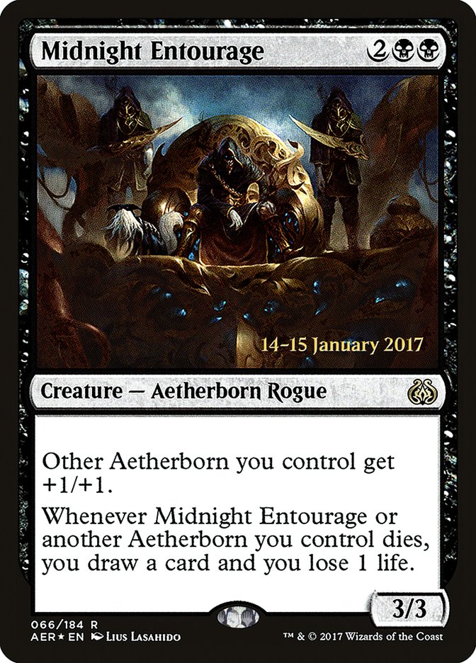 Séquito de la Medianoche [Cartas promocionales de preestreno de Aether Revolt]