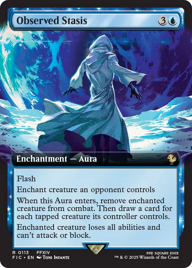 Stase observée (Extended Art) [FINAL FANTASY Commander]