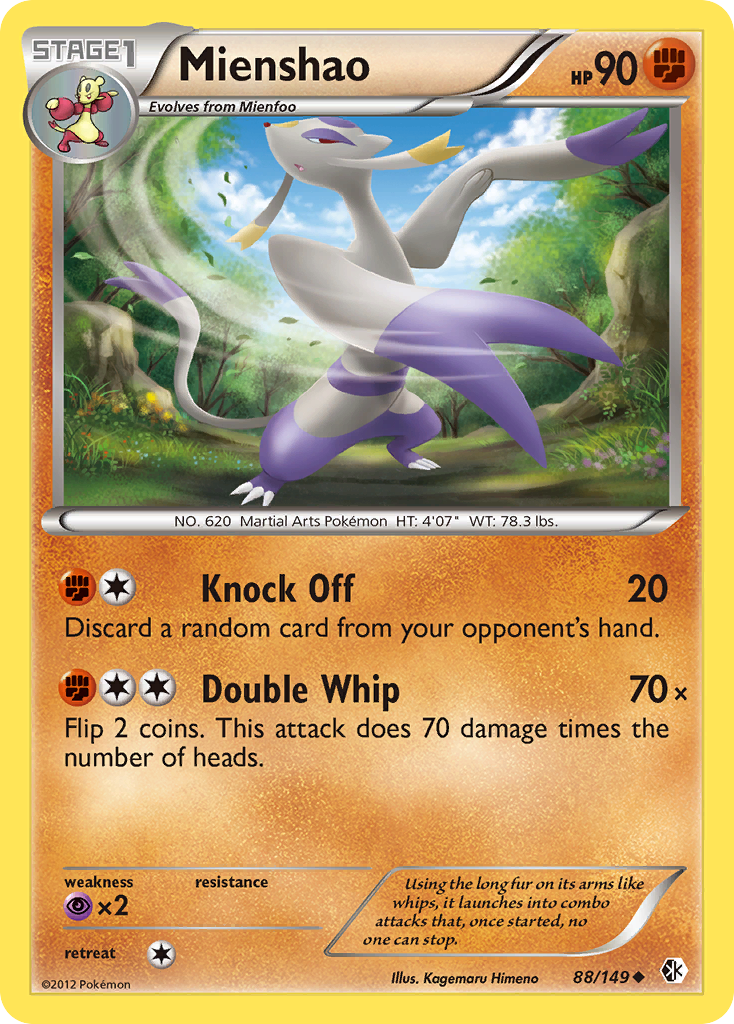 Mienshao (88/149) [Negro y Blanco: Fronteras Cruzadas]