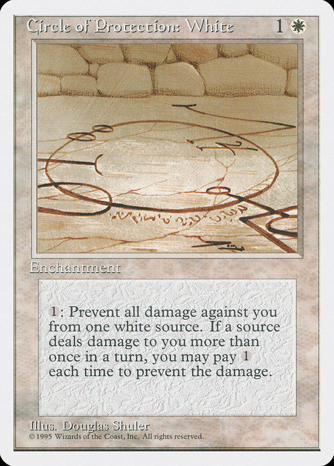 Cercle de protection : blanc [Quatrième édition]