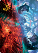 Invasión de Kaldheim Art Card (Firma Estampada en Oro) [March of the Machine Art Series]