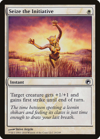 Aprovecha la iniciativa [Cicatrices de Mirrodin]