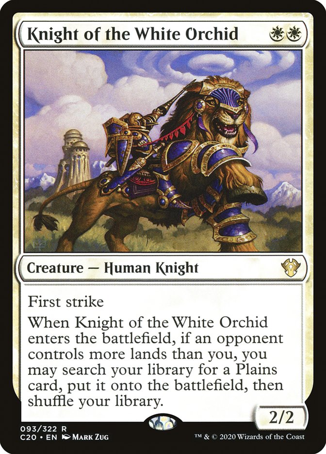 Chevalier de l'orchidée blanche [Commander 2020]