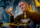Minsc, rôdeur bien-aimé, carte artistique (signature estampillée or) [Donjons et Dragons : Aventures dans les Royaumes Oubliés, série artistique]