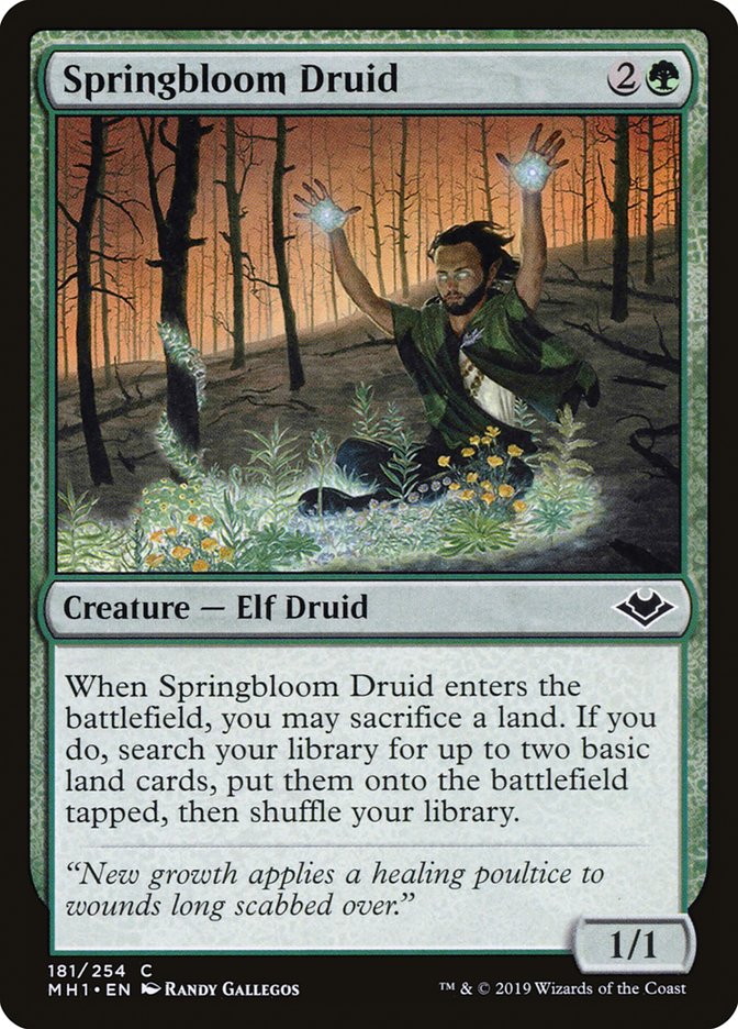 Druidesse printanière [Horizons du modern]