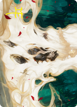 Tarjeta de arte Solo con invitación (Firma estampada en oro) [Innistrad: Voto Carmesí Art Series]