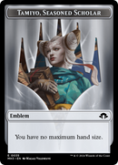Germe phyrexian // Emblème - Tamiyo, érudite aguerrie Jeton recto-verso [Jetons Modern Horizons 3]