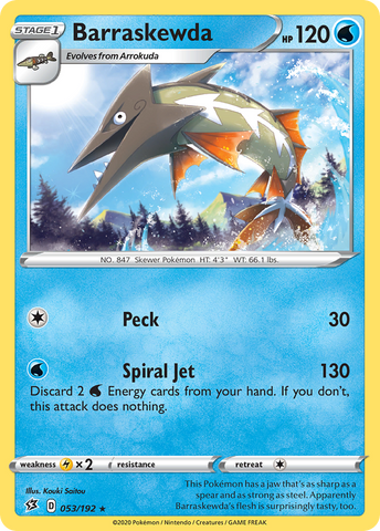 Barraskewda (053/192) [Espada y Escudo: Choque Rebelde]
