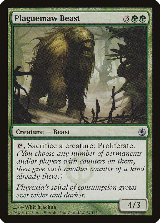 Bête Gueulepestiférée [Mirrodin assiégé]