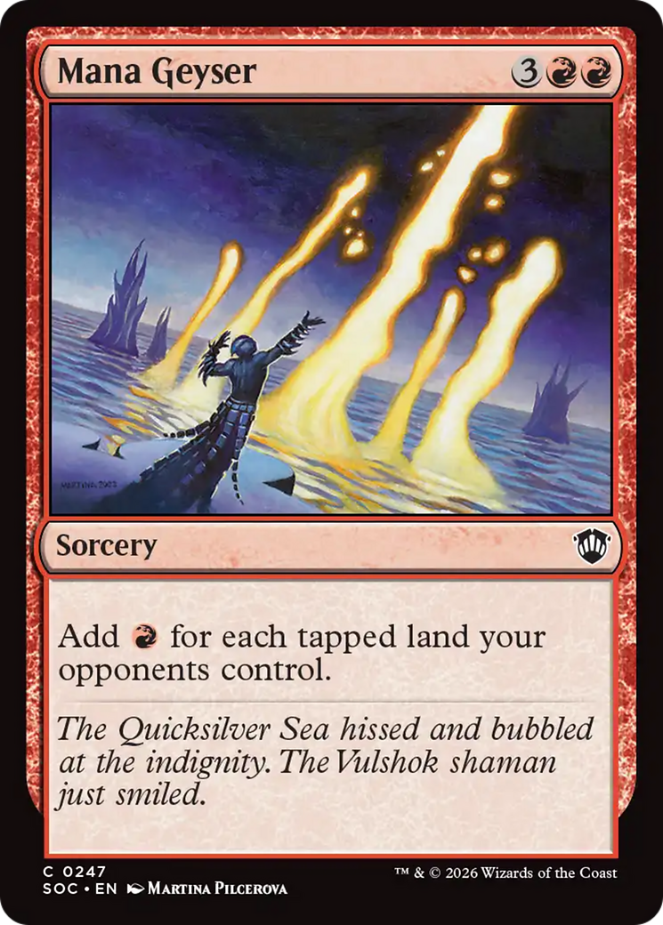Géiser de maná [Commander: Secretos de Strixhaven]