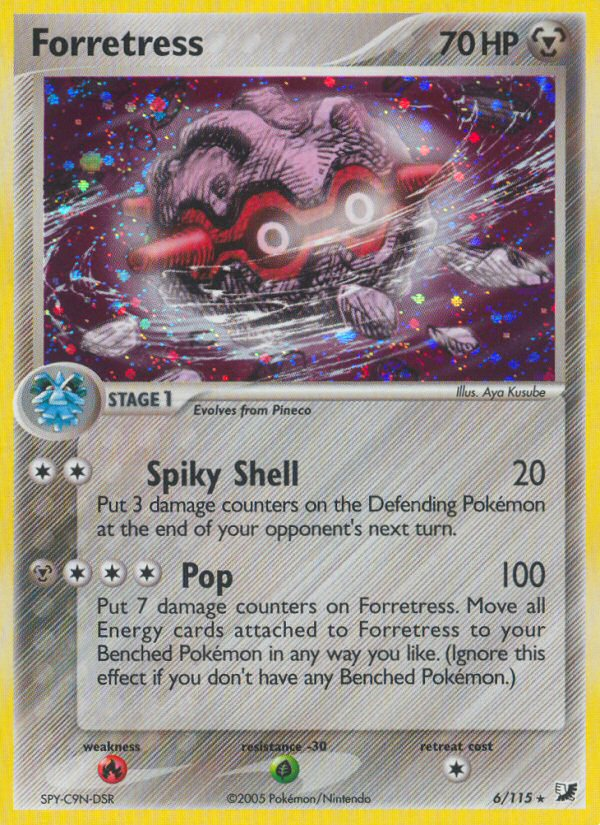 Forretress (6/115) [EX : Forces invisibles]
