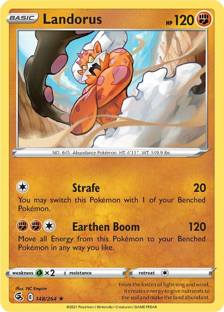 Landorus (148/264) [Espada y Escudo: Golpe Fusión]