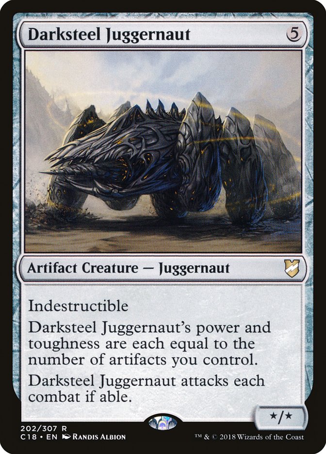 Juggernaut de la trempe noire [Commander 2018]