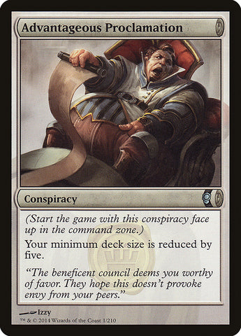 Proclamation Avantageuse [Conspiration]