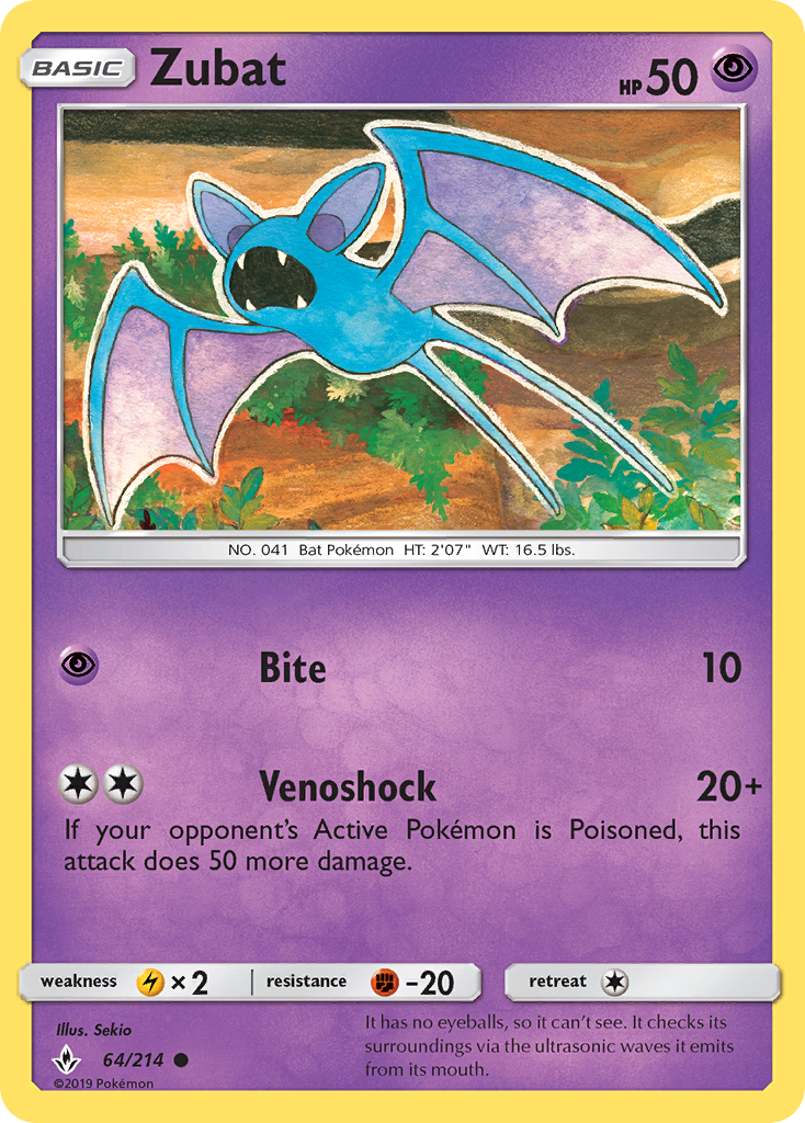 Zubat (64/214) [Sol y Luna: Lazos Inquebrantables]