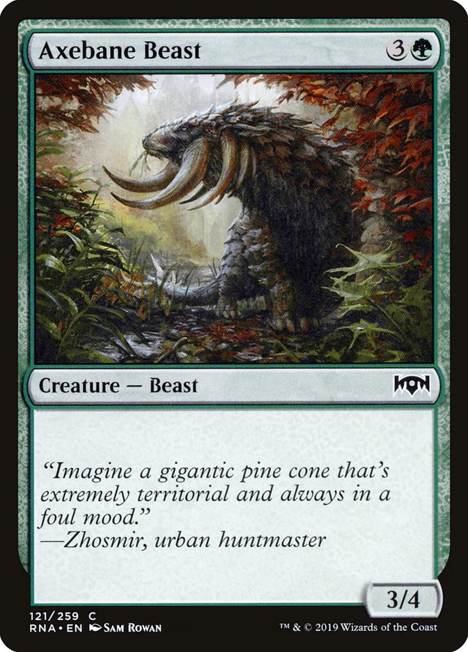 Bête d'Axebane [Allégeance de Ravnica]