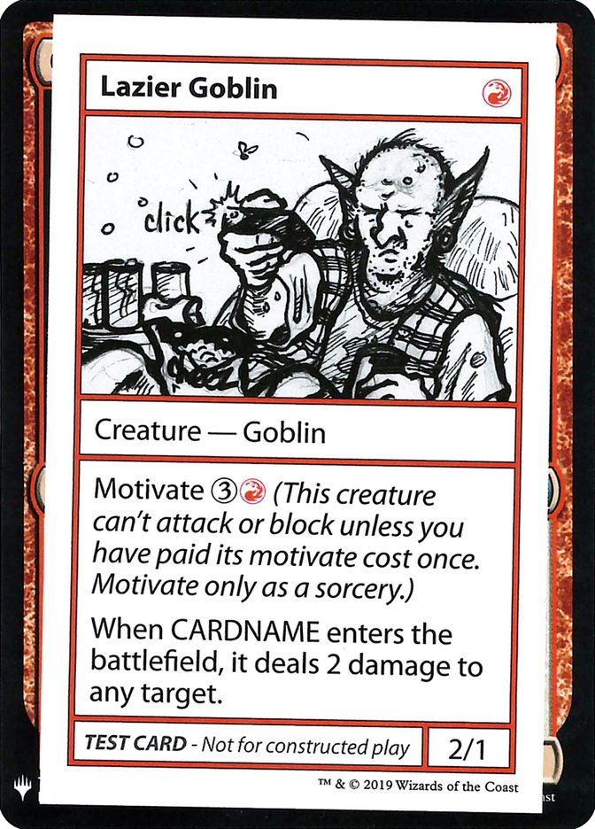Gobelin paresseux [Cartes de test d'extension Mystery]
