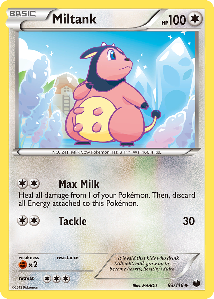 Miltank (93/116) [Negro y Blanco: Plasma Hielo]