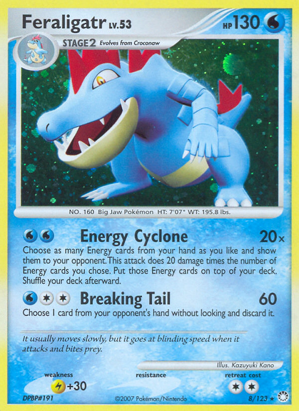 Feraligatr (8/123) [Diamant et Perle : Trésors mystérieux]
