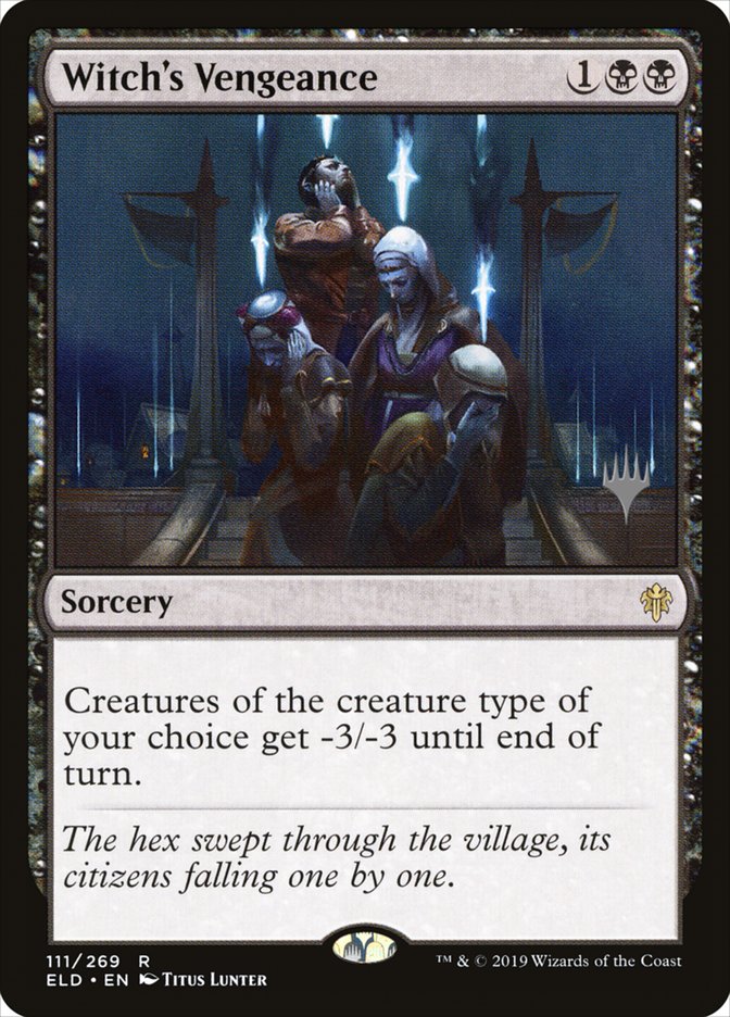 Vengeance de la sorcière (Pack promo) [Promos Le trône d'Eldraine]