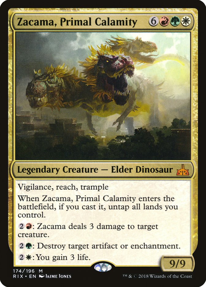 Zacama, calamité primordiale [Rivals of Ixalan]