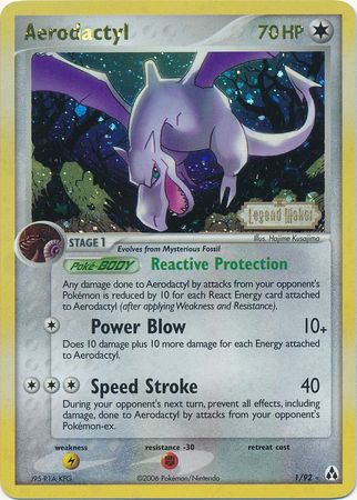 Aerodactyl (1/92) (Sellado) [EX: Legend Maker]