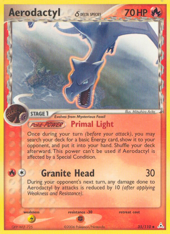 Aerodactyl (35/110) (Especie Delta) [EX: Fantasmas de Holon]